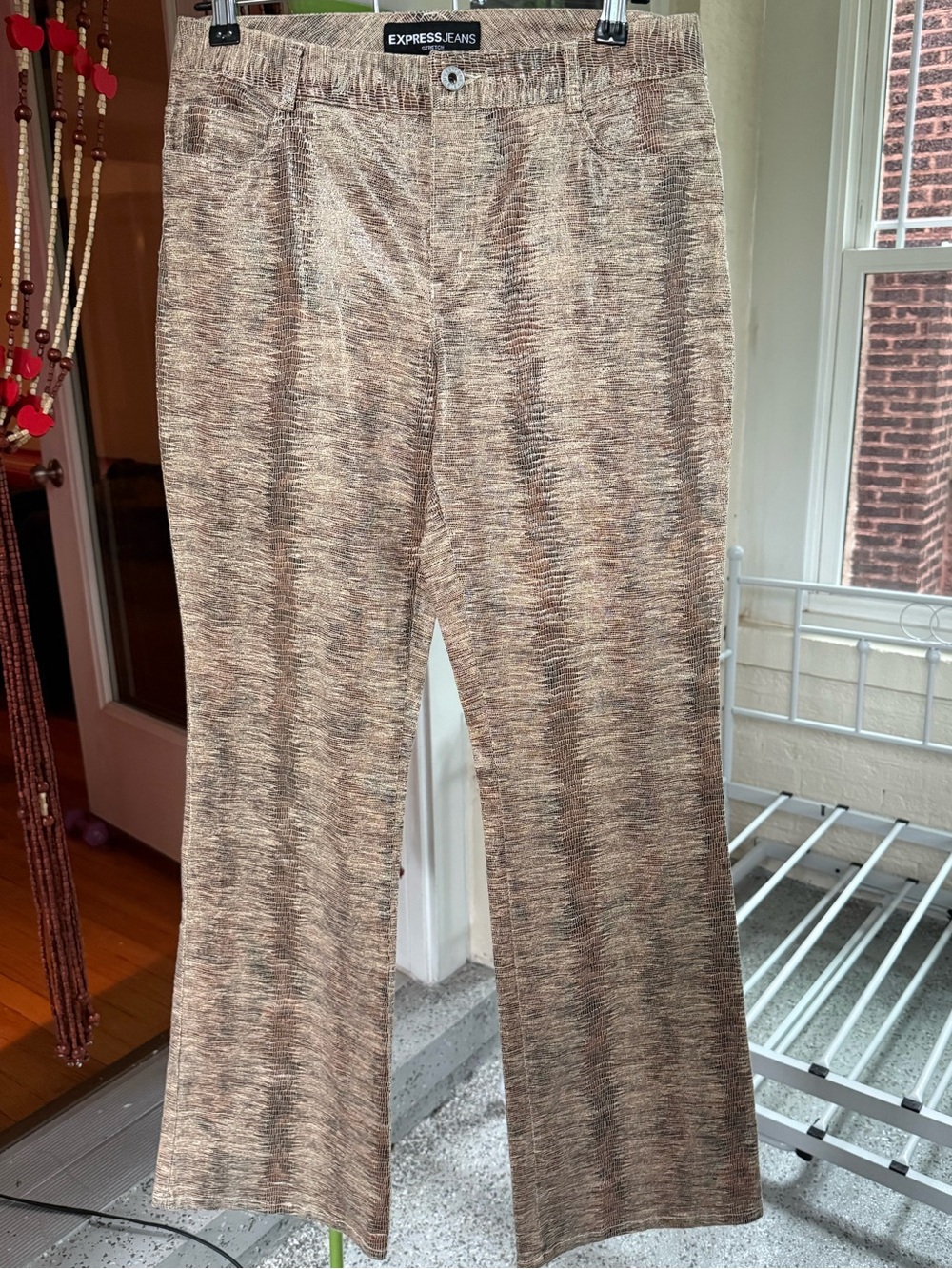 Express Snakeskin Print Jeans